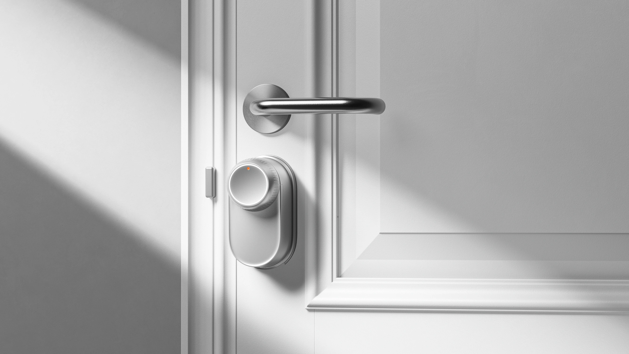 SwitchBot Smart Lock Ultra an Tür installiert