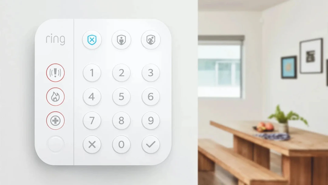 Ring Tastenfeld für Smart Home Alarmsystem