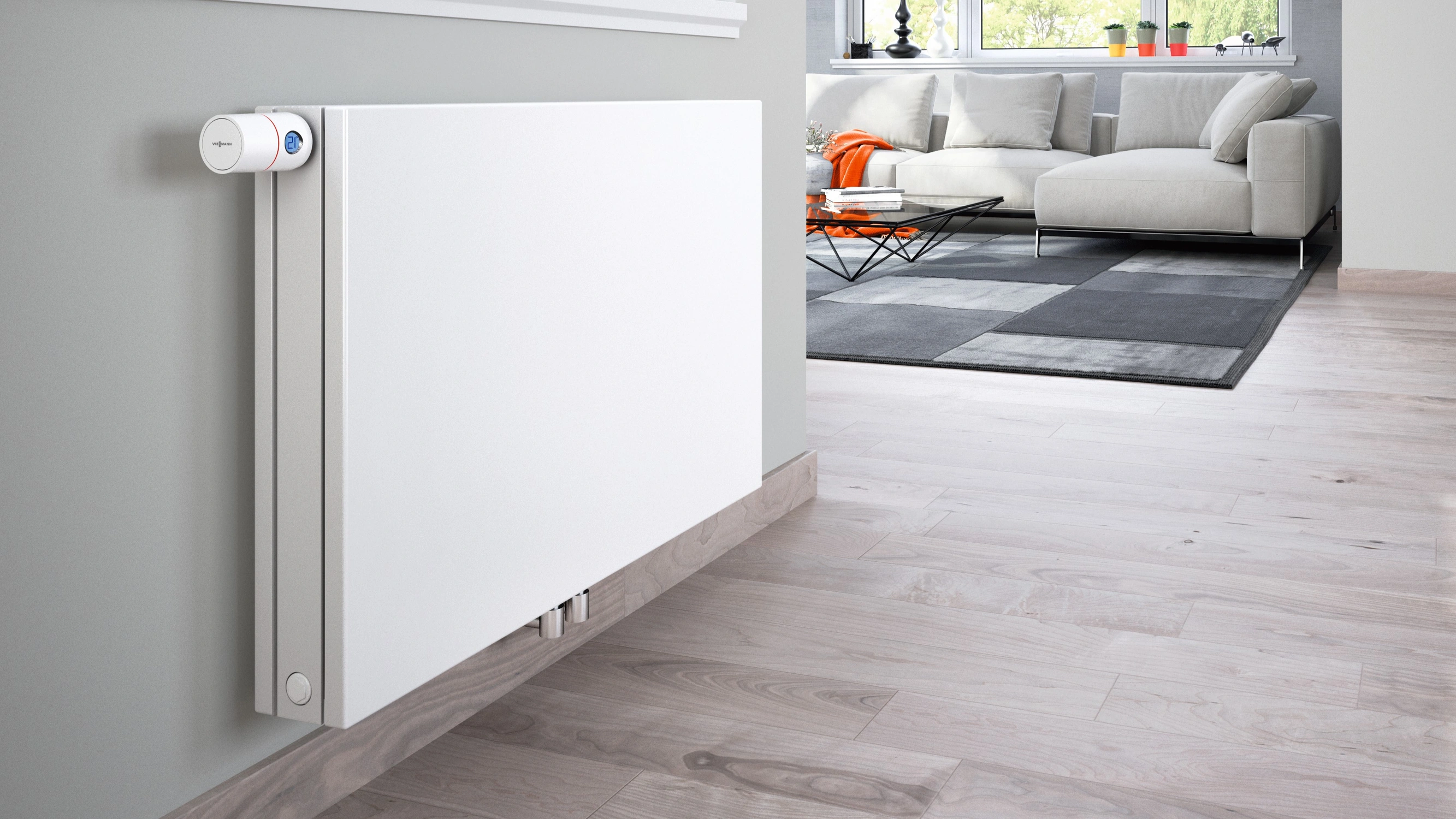 Viessmann ViCare Heizkörperthermostat an Heizung