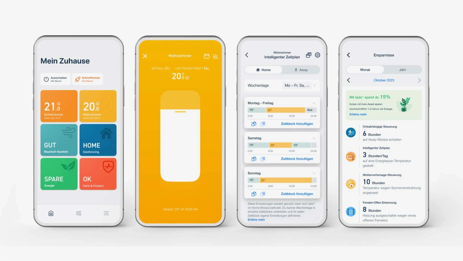 Screenshots tado° App