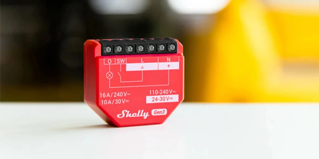 Shelly smarter Unterputzaktor für Smart Home Licht