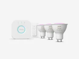Philips Hue White & Color Ambiance GU10 400lm Starter-Set + Dimmschalter