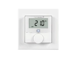Homematic IP Wandthermostat mit Schaltausgang für Markenschalter (24 V)