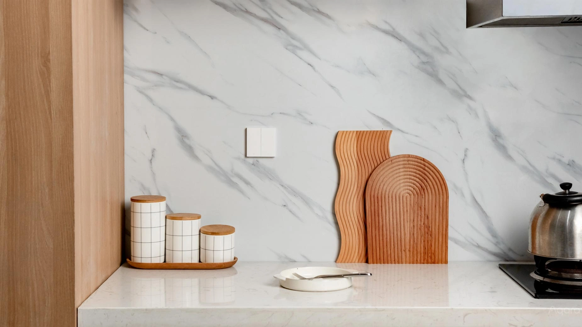 Aqara Smart Home Wandschalter in Küche