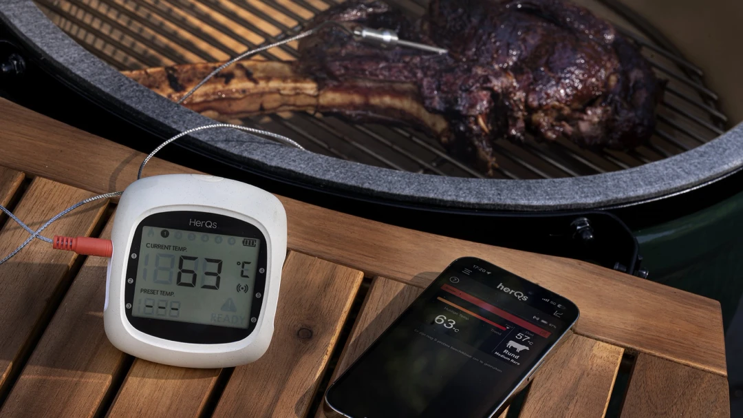 HerQs smartes Fleischthermometer mit App