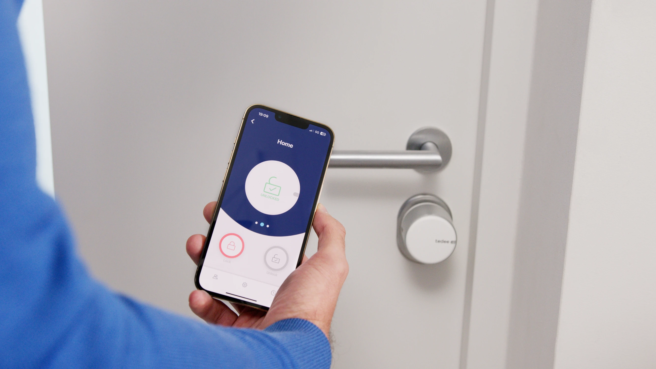 tedee smartes Türschloss mit Smartphone-App