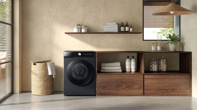 Samsung Waschmaschine in Waschküche