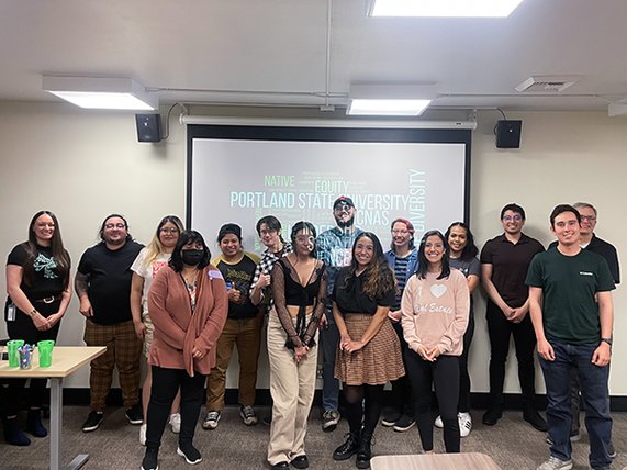 The newly formed PSU SACNAS student group met for the first time on May 10, 2023.