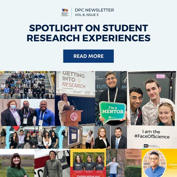 DPC Newsletter
Vol 8, Issue 3
Spotlight on student research experiences
Read more