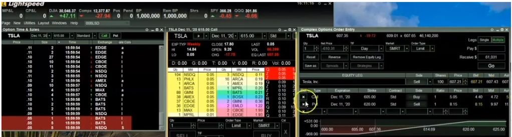 Advanced Options Order Entry