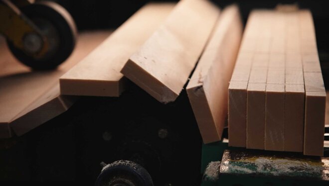 Hjælmø end-grain flooring at Søren Jensen HQ