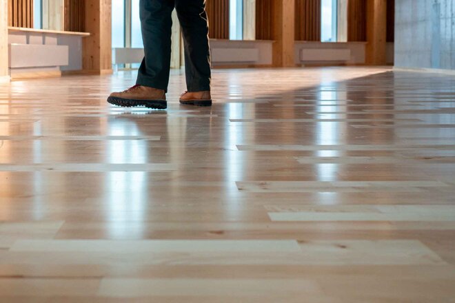 Funderø parquet flooring at TRÆ