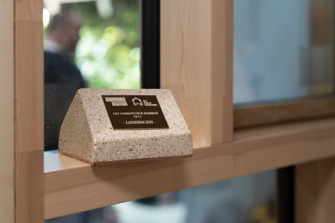 Bronsø thermo wood cladding at Bravida HQ
