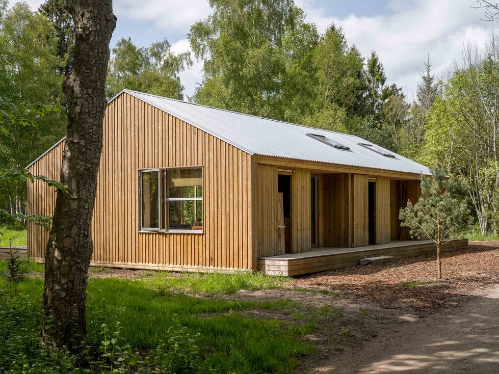 Bronsø thermo wood cladding at Sandet