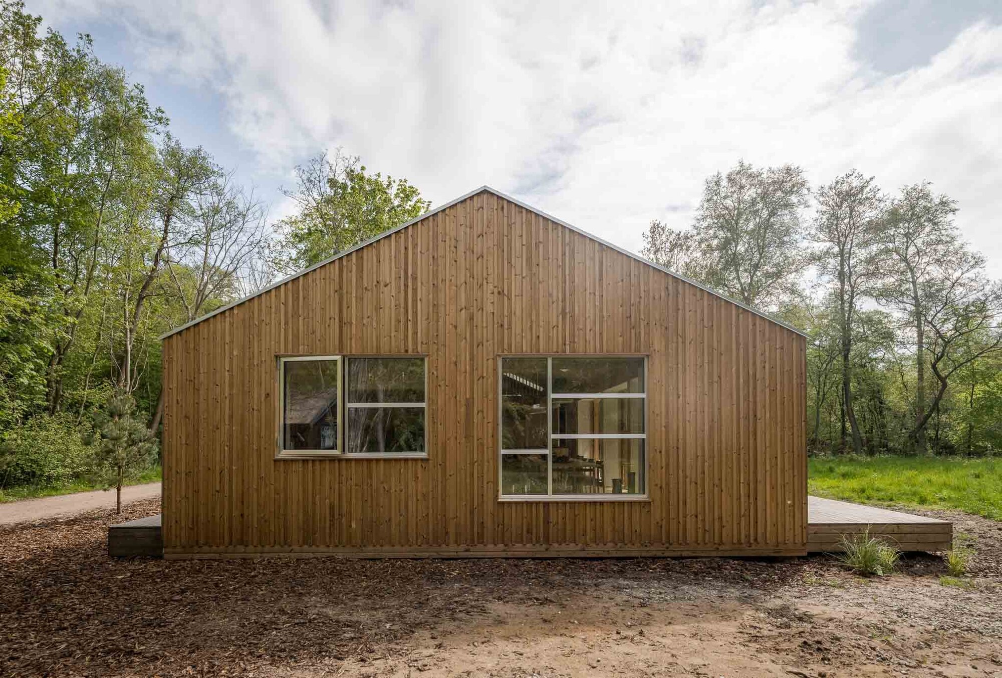 Bronsø thermo wood cladding at Sandet