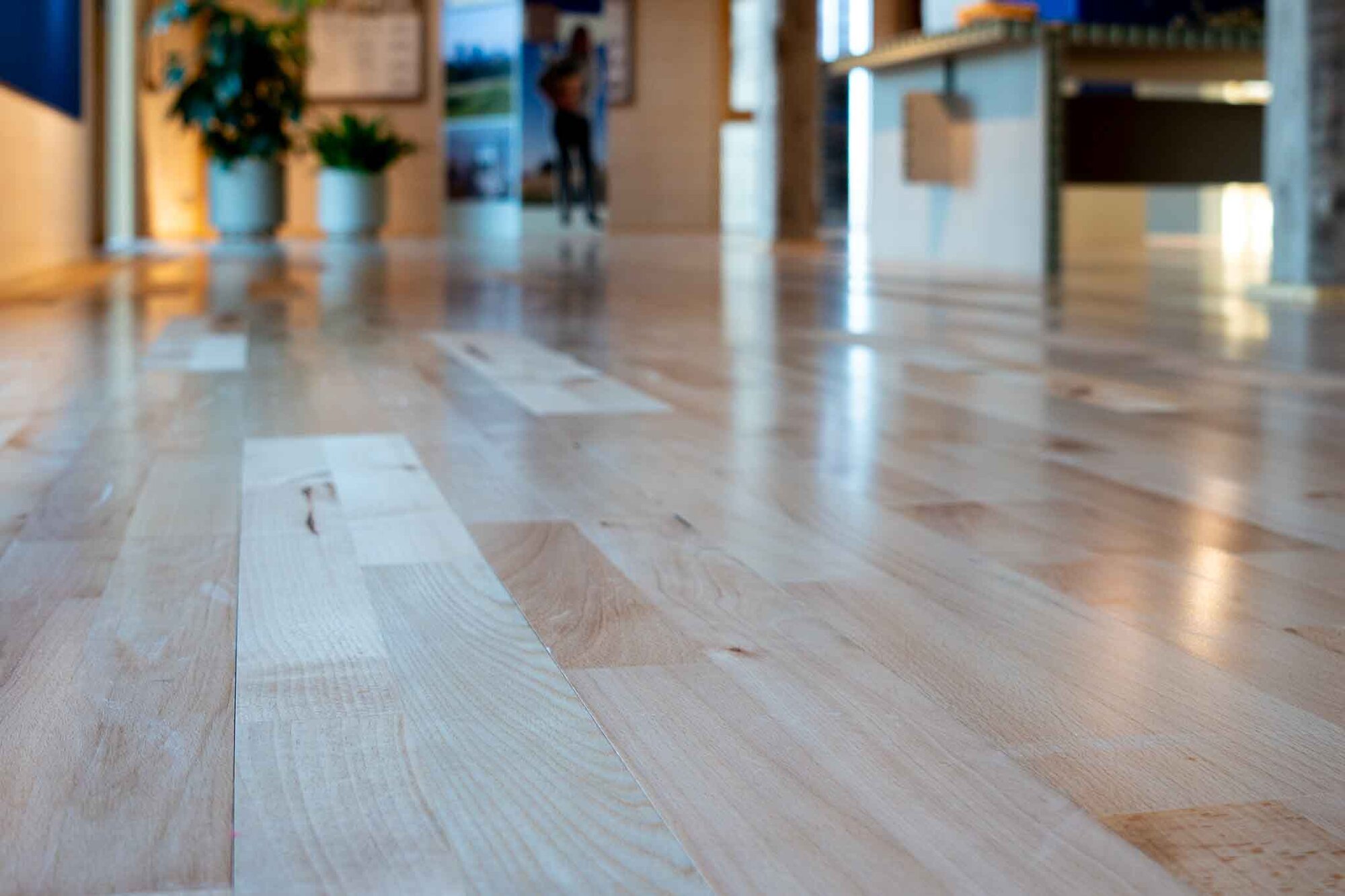 Funderø parquet flooring at Fælledby Showroom