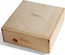 Landmark 3-Bottle Wood Box