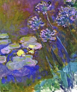 Schmucklilien, gemalt von Monet
