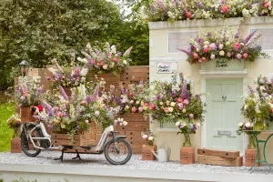 Freddie's Flowers stand at the Chelsea Flower Show 2023