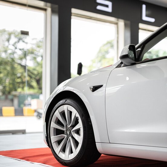 Tesla charging station