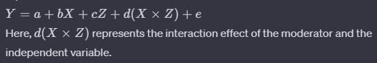 Linear Relationship formula