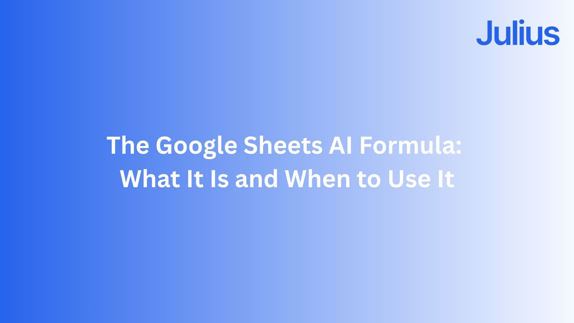 Learn about the 10 best AI HR Tools to use in 2025 - like Julius AI