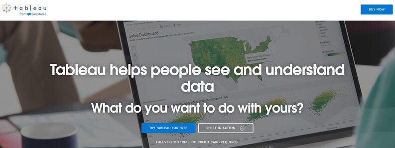 Tableau Software homepage