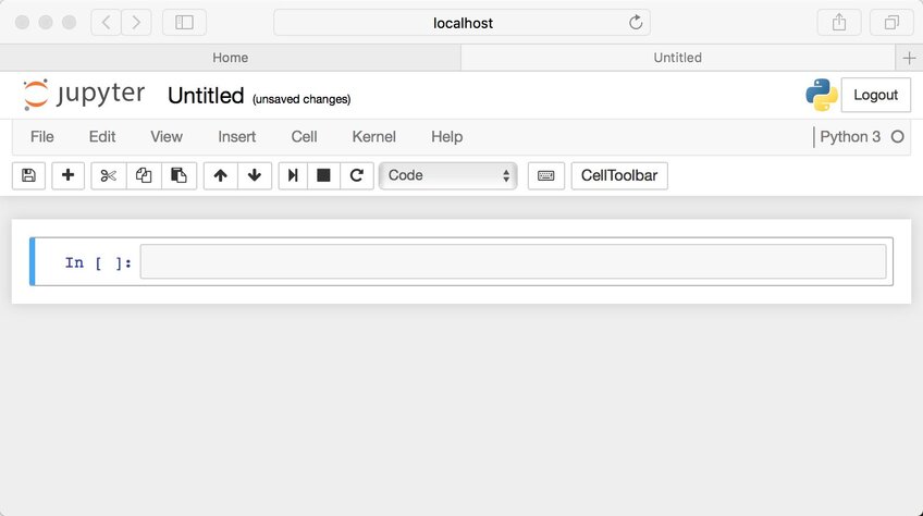 Interface of a Jupyter Notebook tool