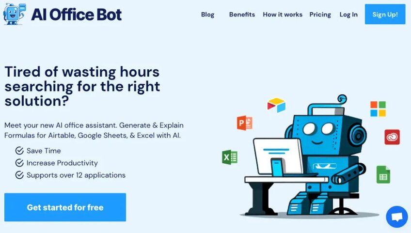 AI Office bot front page