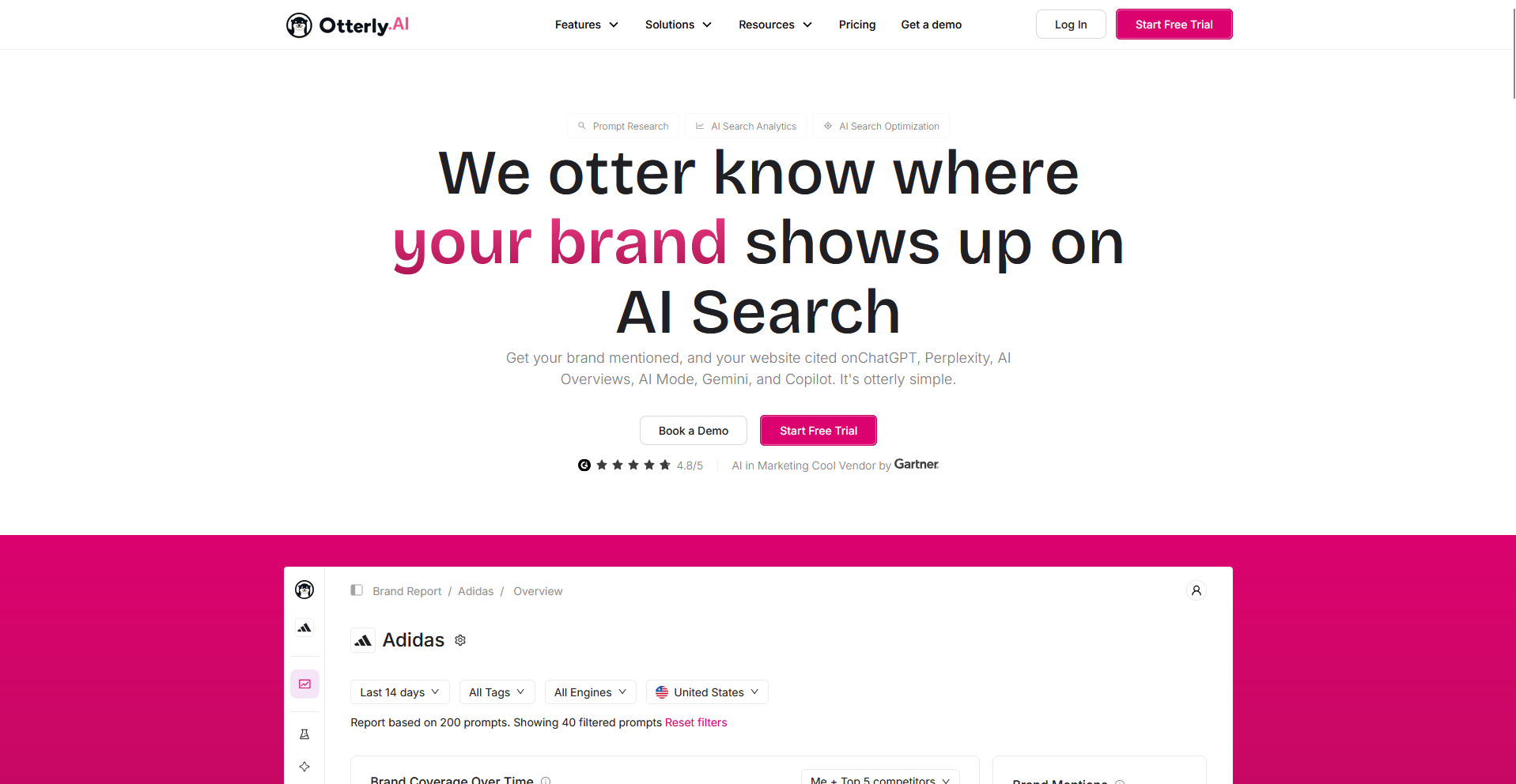 Otterly.ai homepage