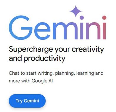 Gemini homepage