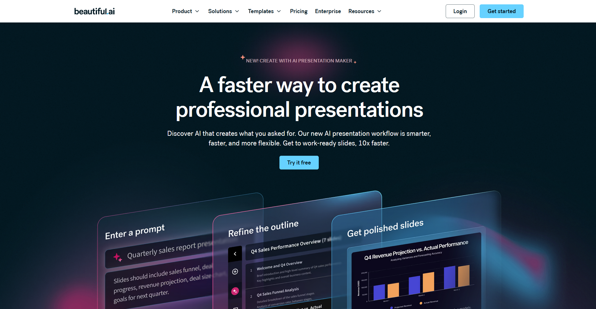 Beautiful AI homepage