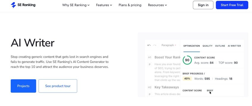AI Writer by SE Ranking
