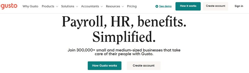 Trusted by hundreds of thousands of brands already, Gusto is a big player in the HR sphere.