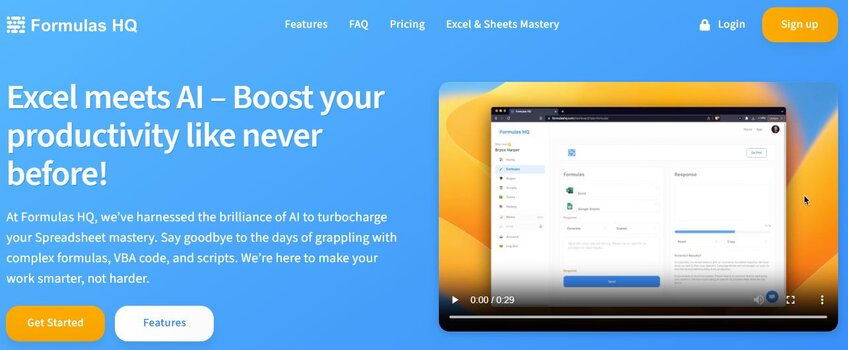Formulas HQ turbocharge your spreadsheet mastery front page