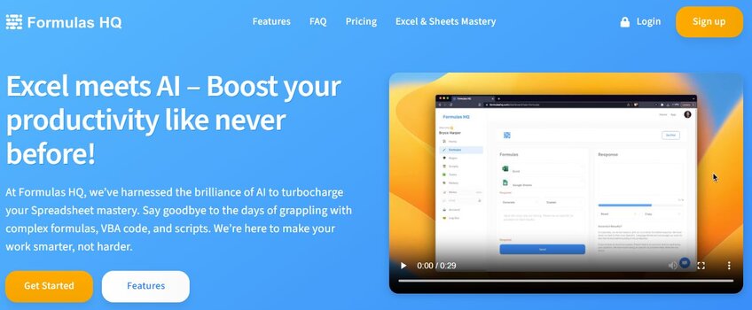 Formulas HQ turbocharge your spreadsheet mastery front page