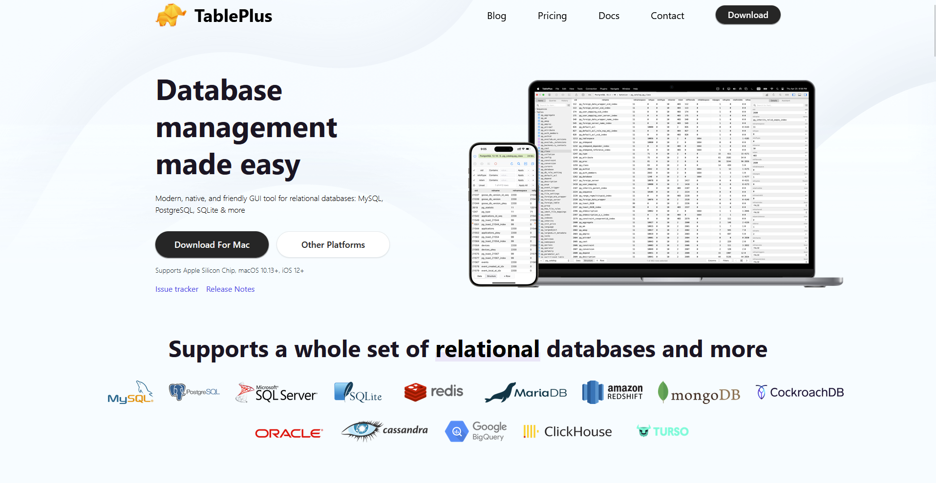 TablePlus homepage