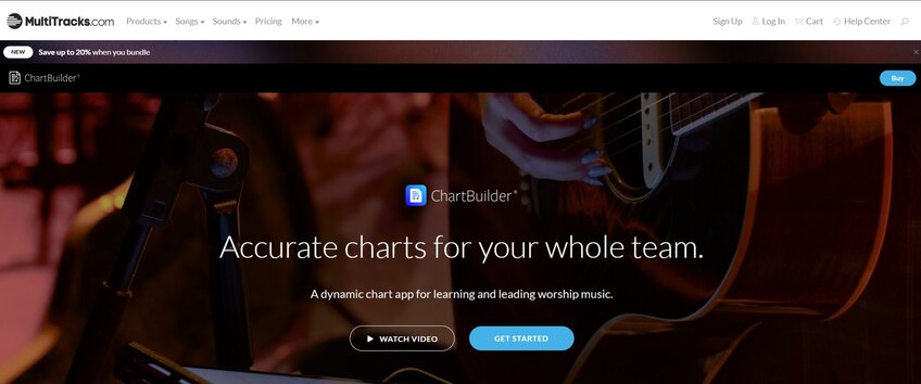 ChartBuilder front page