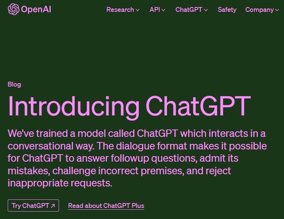 OpenAI ChatGPT blog