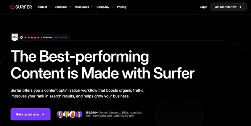 Surfer SEO is a content optimization platform that helps users boost the rankings of their web pages and posts on Google. 