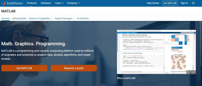 Matlab front page