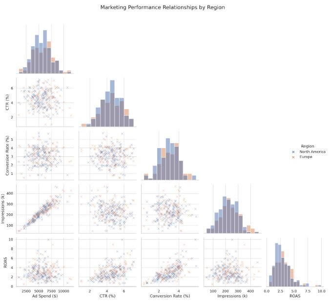 Multivariate analysis example plot that visualizes the relationship between obesity levels and calorie intake