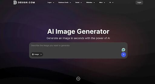 Design.com AI image generator