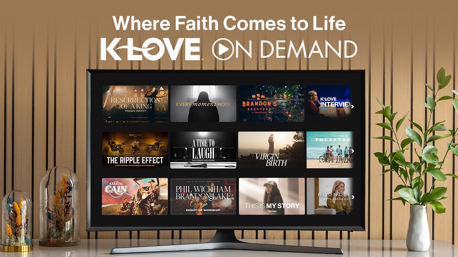 K-LOVE On Demand is where faith comes to life