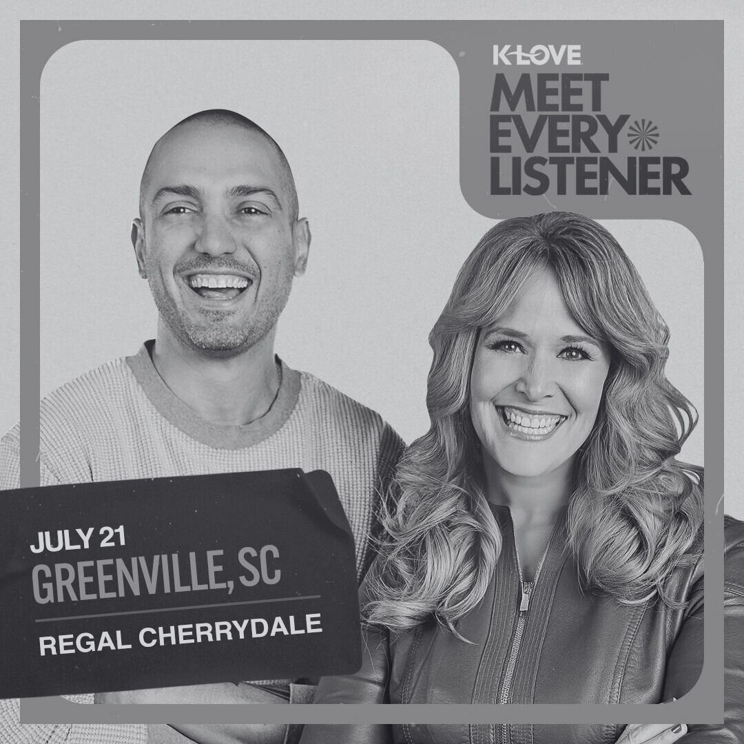Meet KLOVE DJs Carlos and Amy in Greensville South Carolina on July 21