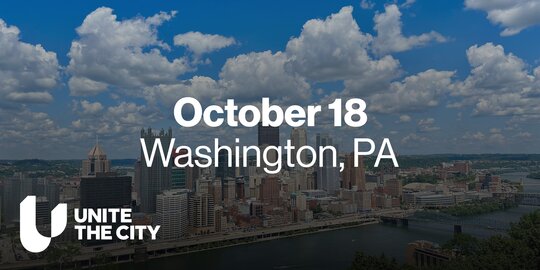 Unite the City on October 18 in Washington Pennsylvania