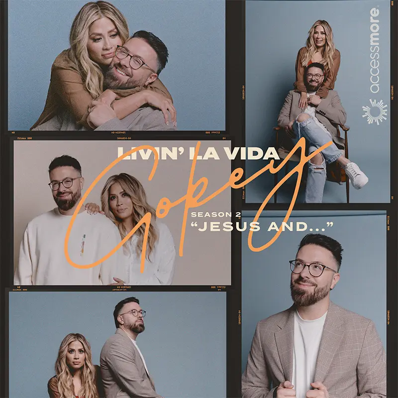 collage of the Gokeys with text Livin' La Vida Gokey