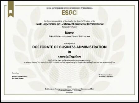 Sample Certificate