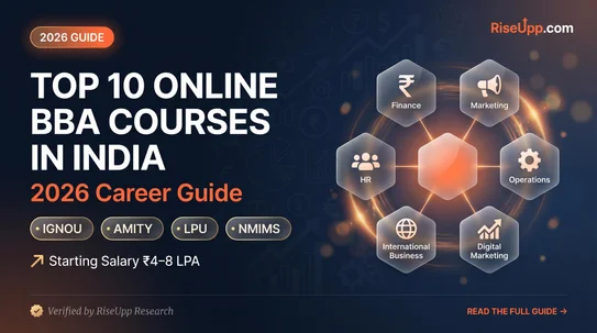 Top 10 Online BBA Courses in India (2026) – Universities, Fees, Specializations & Career Scope