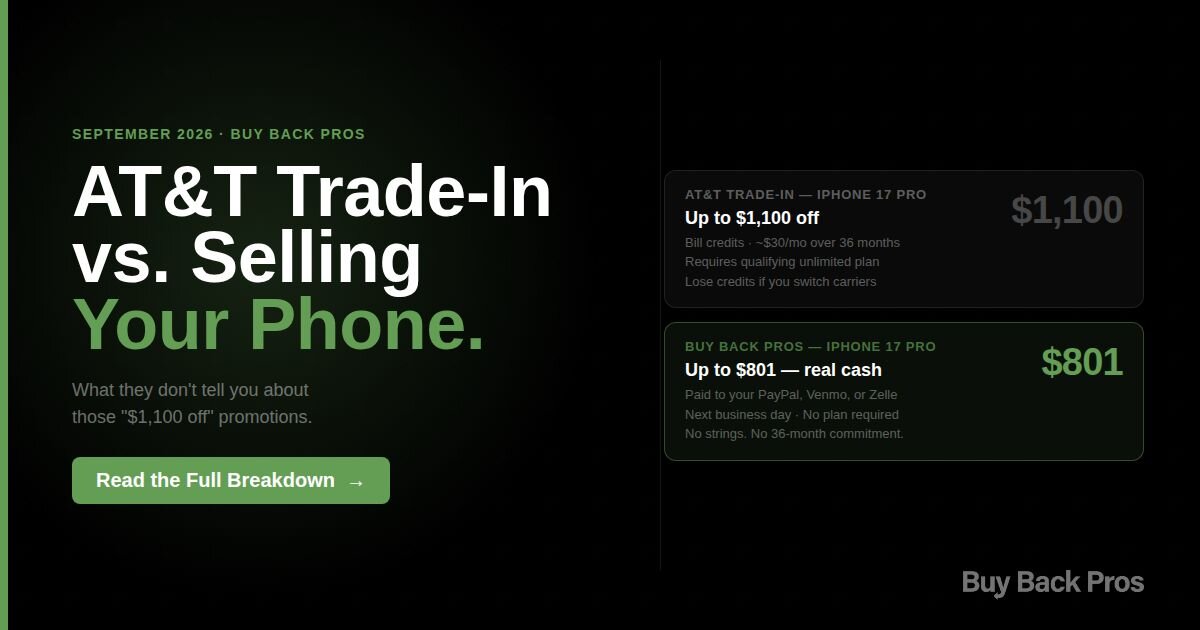 AT&T Trade-In vs. Selling Your Phone: What They Don't Tell You